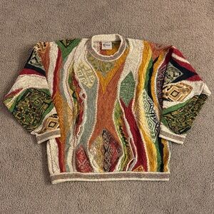 COOGI Classic Vibrant Multicolor Crewneck Sweater